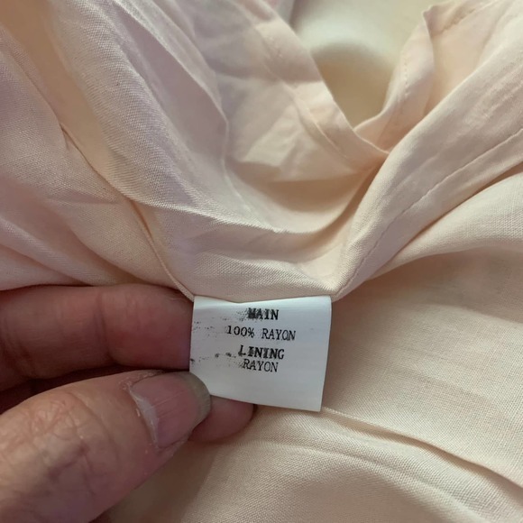 SWEET POT Cream & Pink Floral Print Strapless Blouson Dress - NWT - Picture 11 of 13